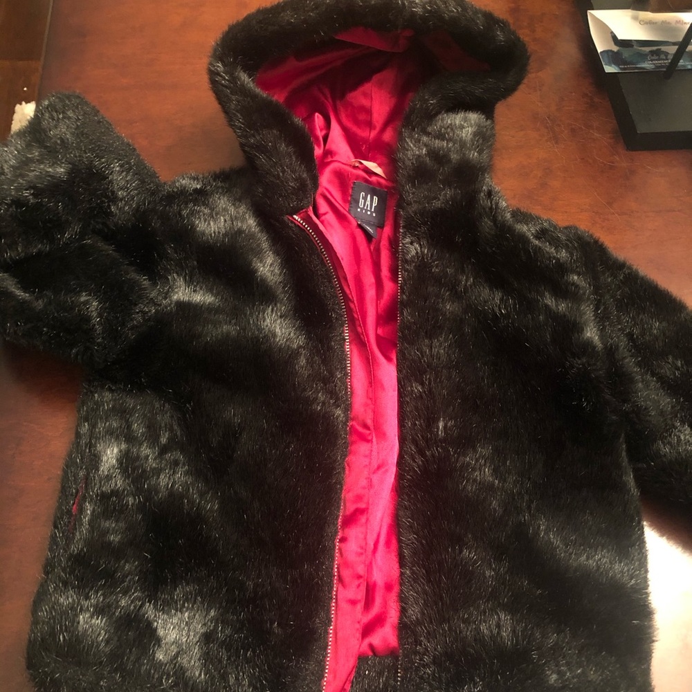 Girls Faux Fur Coat